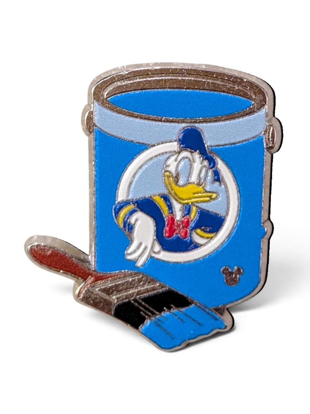 Donald Duck Disney Pin: Paint Can and Brush